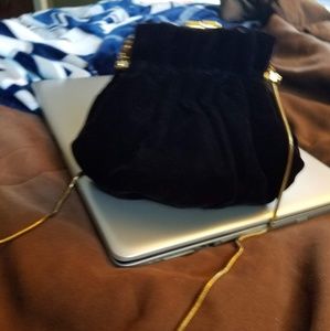 Little black Velvet purse